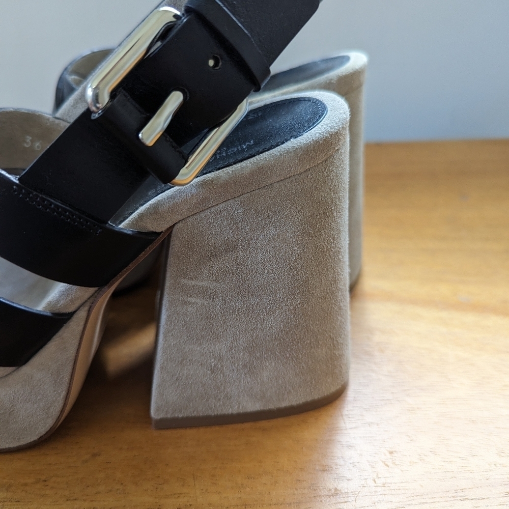 Michael Kors Collection Chunky Platform Leather‎ … - image 8